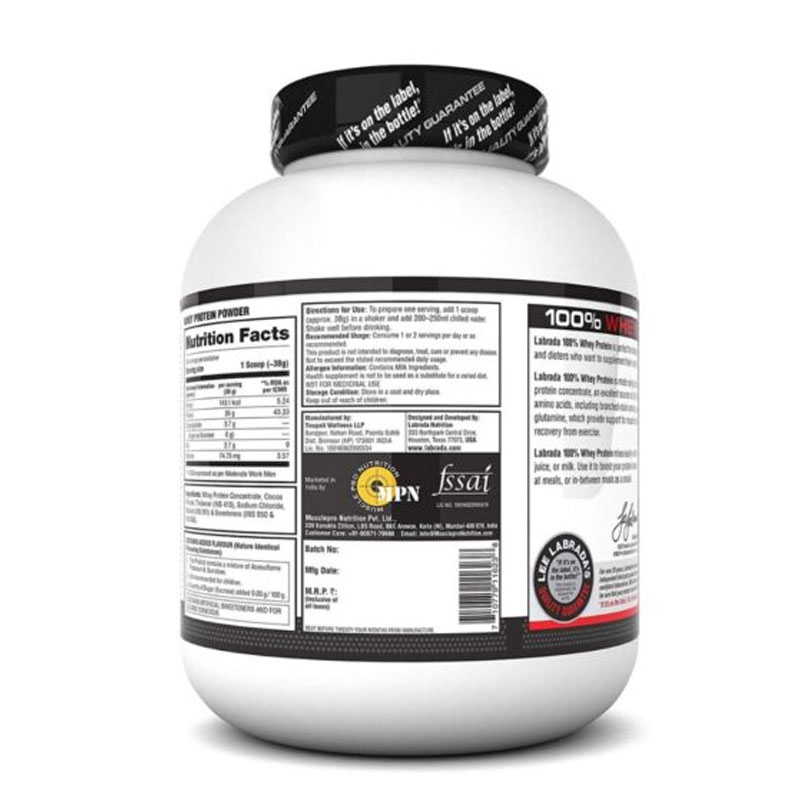 labrada 100% whey protein concentrate 4lbs pack 1.8kg