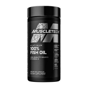 muscletech platinum 100% fish oil | 100 softgels